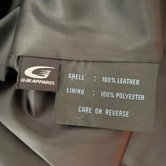 Kenneth Cole Reaction Black Leather Jacket - Picture 6 of 13